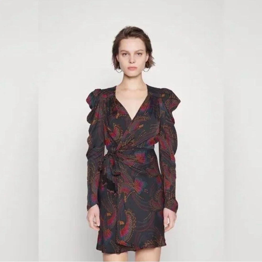 FARM Rio Toucans Wrap Dress